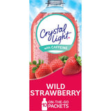 Crystal Light Energy Drink Mix Variety Pack, Zero Sugar Powdered Beverage Mix for Water Flavoring and Low Calorie Energy Drinks, Wild Strawberry