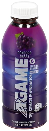 A-Game, Grape Premium Hydration Beverage, 16.9 Fl Oz