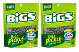 BIGS Vlasic Dill Pickle Sunflower Seeds, Keto Friendly Snack, Pack of 2-5.35-oz. Bag w/Exit 28 Bargains Sticker