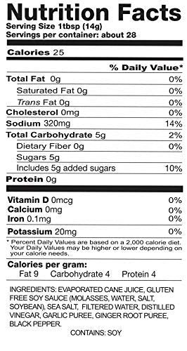 Sunny's Gourmet Products Korean Teriyaki Sauce