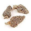 Essential Spice Dried Morel Mushrooms - Whole, Rich Earthy & Nutty Flavor - Gourmet Wild Mushrooms for Sauces, Risottos, Pasta & Steaks - Easy