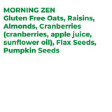 EVOKE Morning Zen Gluten-Free Muesli Cereal, 12 ounce - Low Sugar, Enjoy Cold or Hot, Overnight Oats (1571173)