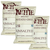Kettle Potato Chips Unsalted, 5 Ounce (Pack of 3)