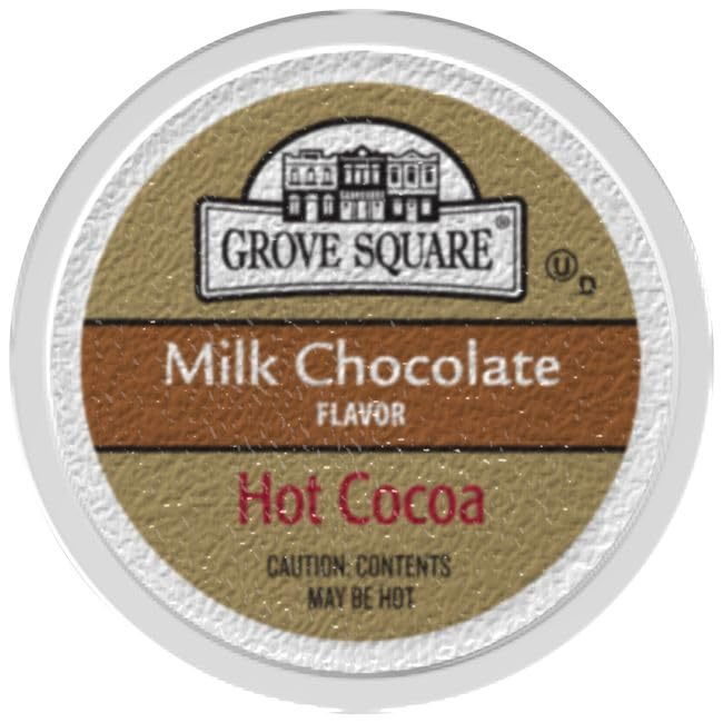 Premium Hot Chocolate K-Cup Variety Sampler Pack 18ct- Six Different Cocoa Flavors (3ea) from your Favorite Brands- Grove Square Milk & Dark, Laura