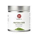 Senbird Premium Ceremonial Matcha - Japanese Powdered Green Tea - From Kyoto, Japan - Tea Powder in Airtight Tin (1.06oz/30g)