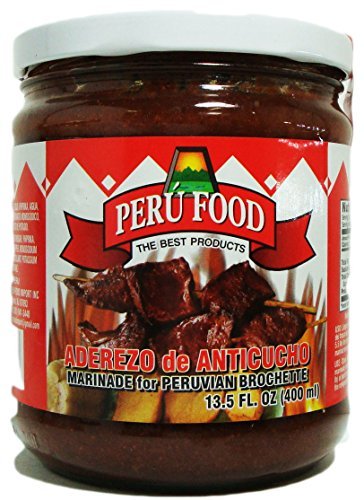 Peru Food Aderezo de Anticucho - Marinade Peruvian Brochette - Imported from Peru - 13.5 oz.