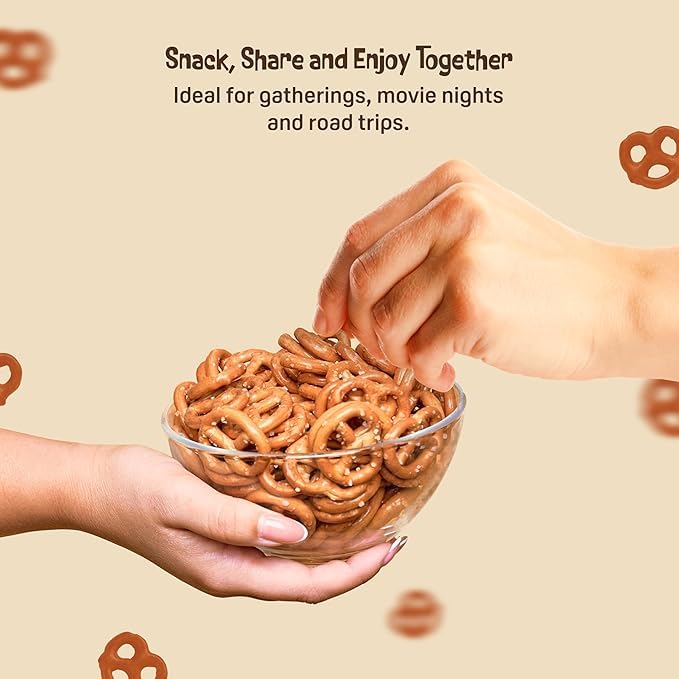 Lonestar Original Pretzels - 4 Oz Gourmet Bite-Sized Snacks Coated in Rich Butter Toffee - Perfect for Sharing or Indulging (Pack of 4)