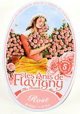 Les Anis de Flavigny French Mints Candy - Rose Flavor Hard Candy, Natural Gourmet Sweets in Classic Tin, 50g (1.75 oz) Each (Pack of 2)