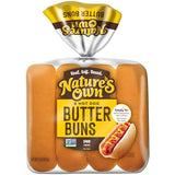 Nature's Own Butter Buns Hot Dog Buns, Non-GMO Hot Dog Buns, 8 Count
