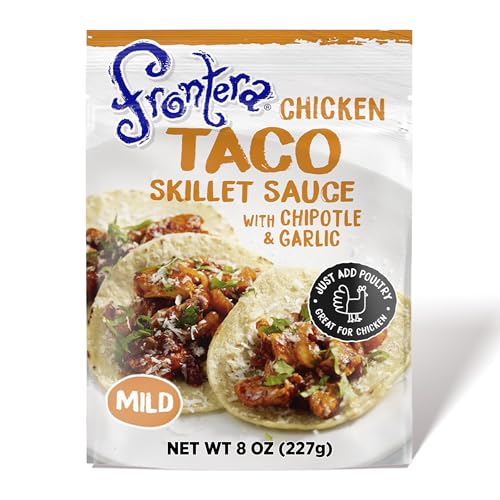 Frontera Chicken Taco Skillet Sauce with Chipotle and Garlic, Mild, 8 oz.