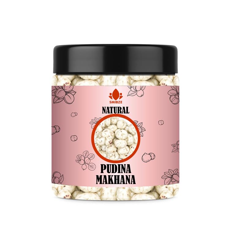 SMIBZE Natural Pudina Makhana 4 OZ / 113 Gram