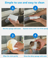 BAISENJIE Magic Sponges Eraser,10 Pack Melamine Sponge in Bulk,2X Density,Long Lasting,Cleaning Sponge for Kitchen, Bathroom,Bathtub, Sink,Furniture
