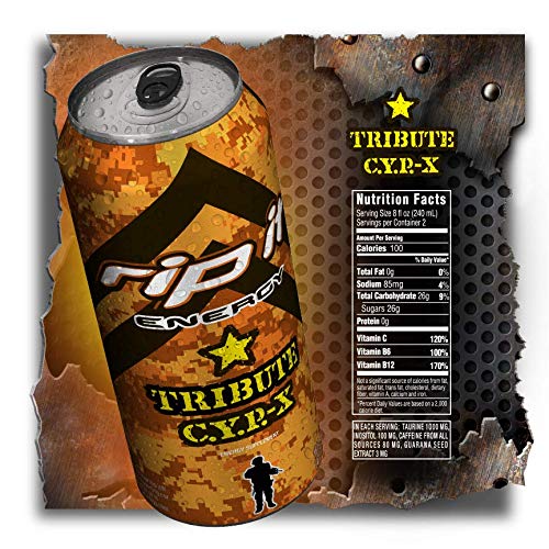 Rip It Energy Drinks Tribute Editions (Tribute C.Y.P.-X, 6 Cans)