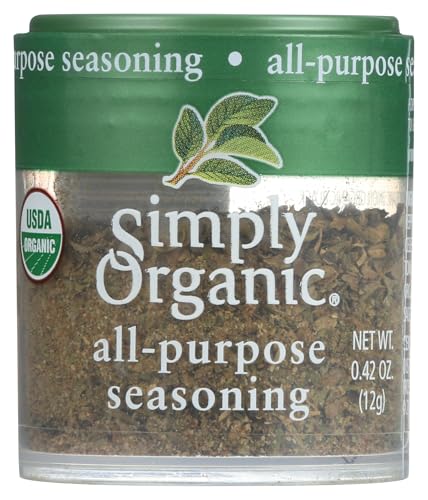 Simply Organic All-Purpose Seasoning, Certified Organic, Kosher, Mini Spices | 0.42 Ounce (Pack of 1)