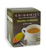 China Mist Green Tea, Sencha with Matcha (15 tea satchets) (1 box)