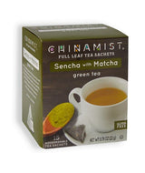 China Mist Green Tea, Sencha with Matcha (15 tea satchets) (1 box)