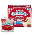 Smucker’s Uncrustables Peanut Butter & Strawberry Jam Sandwiches, 10 Count, 2 Oz. Each, Frozen