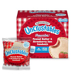 Smucker’s Uncrustables Peanut Butter & Strawberry Jam Sandwiches, 10 Count, 2 Oz. Each, Frozen