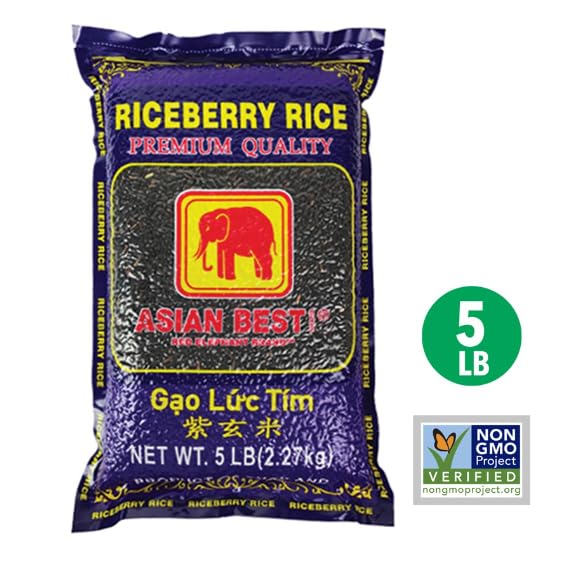 Asian Best Riceberry Rice, 5 Lb
