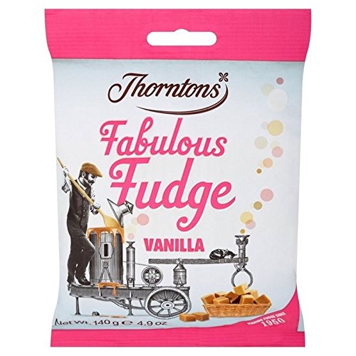 Thorntons Vanilla Fudge Bag 140g - Pack of 6