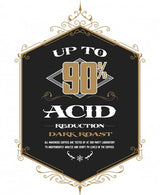 Dark French Low Acid Coffee (Ground) - 100% Organic Ingredients - Up to 90% Less Acid