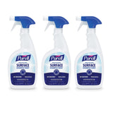 PURELL Healthcare Surface Disinfectant Spray, Fragrance Free, 32 fl oz Capped Bottle with Spray Trigger in Pack (Pack of 3) - 3340-03
