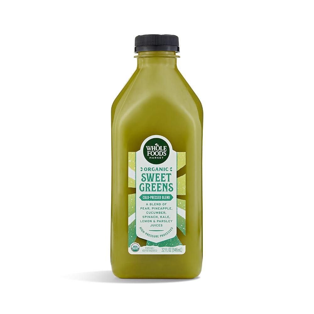 WHOLE FOODS MARKET, Organic Sweet Greens Juice, 32 Fl Oz