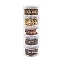 Spicylux The Whole Mix | Anise Seed, Green Cardamom pods, Cinnamon sticks, Cloves, Star Anise | Savory Herbs, Spices & Seasonings (Set of 5) - Packed