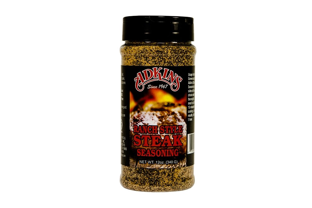 Adkins Ranch Style Steak Seasoning - 12 OZ All Natural