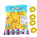 Vidal Gummi Pineapple Rings Candy, 2.2 Pounds
