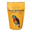 Two Leaves and a Bud Two Roots Golden Latte (36 Servings), Powdered Turmeric Ginger Herbal Tea Latte, Vegan, Dairy Free, Low Sugar, Iced or Hot Lattes