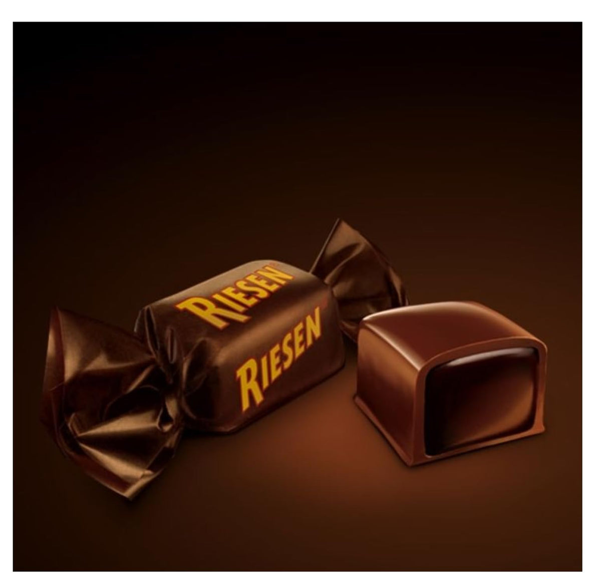 Chocolate Covered Caramels Riesen, Delicious Classic Treats that Everyone Loves, Stock Up and Enjoy Share with Others (2 Pound bag)