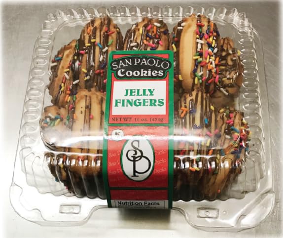 San Paolo Cookies - Jelly Fingers - 16oz - 2 Packs