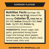 Spicewalla Honey and Herb Rub 3.8 oz | Garlic, Salt, Brown Sugar, Basil, Black Pepper | Non-GMO, Gluten Free, No MSG
