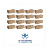 Boardwalk 6210 Paper Towel, 1-Ply Single-Fold, 9" Width x 9.45" Length, Natural (16 Pack of 250)