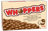 Whoppers, Malted Milk Balls, 113g/3.98oz, Box, (6 pk){Imported from Canada}