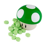 Super Mario Bros Mushroom Sour Candy. One (1) Mushroom Collectible Mushroom Tin. Sour Cherry or Green Mushroom Shaped Candies 1 RANDOM TIN PER ORDER