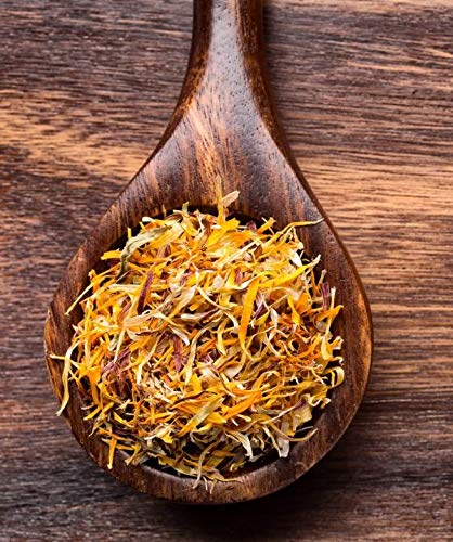 Calendula Petals Edible Flower Sprinkles - Pure Dried Marigold Flower Petals - Vegan | Gluten Free | Non-GMO | No Sugar Added - Net Weight: 0.35oz