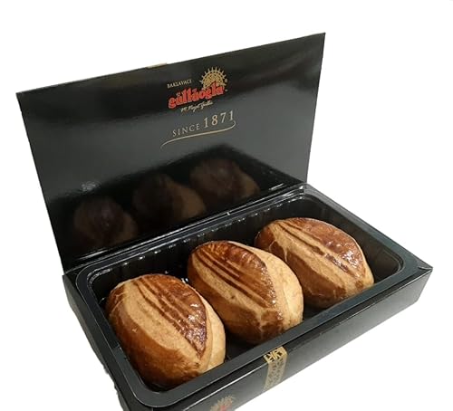 Gulluoglu Pogaca Bun filled with Cheese, 6 pieces, daily fresh shipment from Istanbul/Turkey