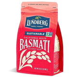 Lundberg Basmati Rice, Long Grain White Rice - Non-Sticky, Fluffy, Nutty, Aromatic Rice, Vegan Food, Healthy Meals, Gluten-Free Rice Grown in California, 32 Oz