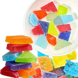 Rainbow Kohakutou Edible Gems - 250g Japanese Crystal Candy | Individually Wrapped, Vegan Gluten-Free ASMR Crispy Clusters with Chewy Centers