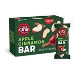 Step One Foods Apple Cinnamon Bars, Heart Healthy Snack Plant Sterols, Omega 3's and Dietary Fiber Gluten Free, Non-GMO, Vegan, Fruit and Nut Granola