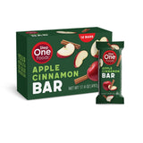 Step One Foods Apple Cinnamon Bars, Heart Healthy Snack Plant Sterols, Omega 3's and Dietary Fiber Gluten Free, Non-GMO, Vegan, Fruit and Nut Granola