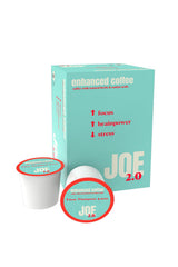 Joe 2.0 Nootropic Coffee Pods - Organic Medium Roast with Lion’s Mane, Ashwagandha, L-Tyrosine & L-Theanine | Focus, Brainpower & Stress Support |
