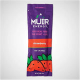 MUIR ENERGY FB Strawberry Nutrition Pack - Organic, Plant-Based Energy Gel for Endurance Cycling & Trail Riding, Pack of 10