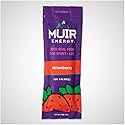 MUIR ENERGY FB Strawberry Nutrition Pack - Organic, Plant-Based Energy Gel for Endurance Cycling & Trail Riding, Pack of 10