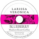 Blueberry Medium Roast Coffee (Single Serve K-Cup Pods) (Gourmet, Naturally Flavored, Whole Coffee Beans) (12 pods, ZIN: 571464)
