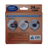 Drain Sticks - Citrus - 24 Sticks Drain Cleaning and Sanitation Sink Freshener Keep Odor Free