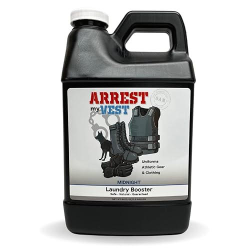 Arrest My Vest Military Grade Laundry Booster Deodorizer For Strong Odor to Get The Sweat Smell Out of Clothes, Uniforms, Police Gear, and All Fabrics