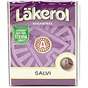 12-Pack Lakerol Licorice Sugar Free Pastilles Stevia (12-Pack Salvi)
